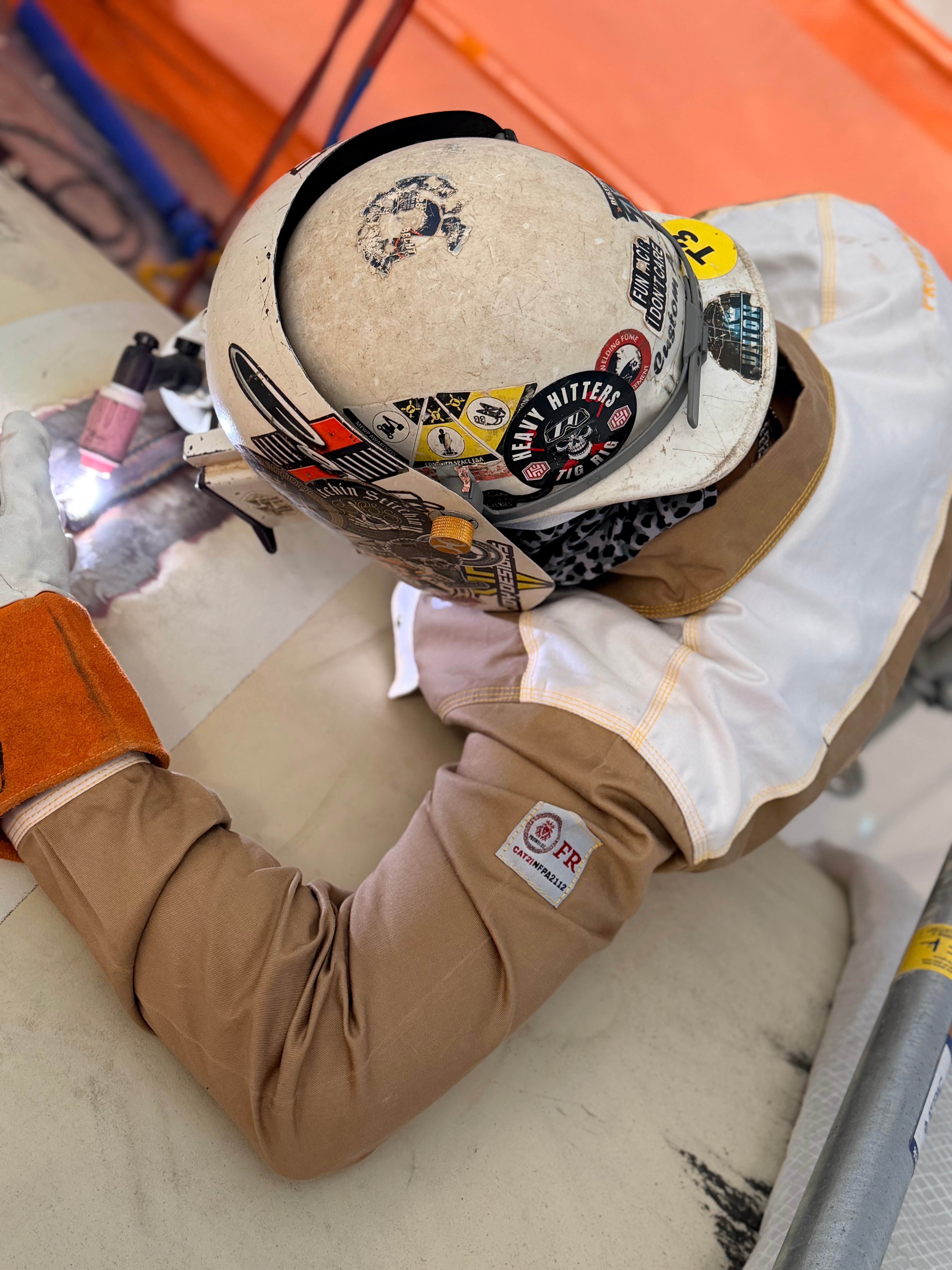 khaki White Combination FR