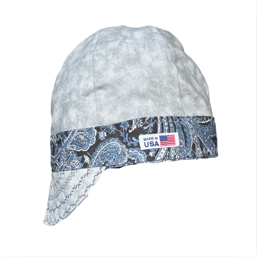 Gorra de soldador con estampado paisley de WoahBros