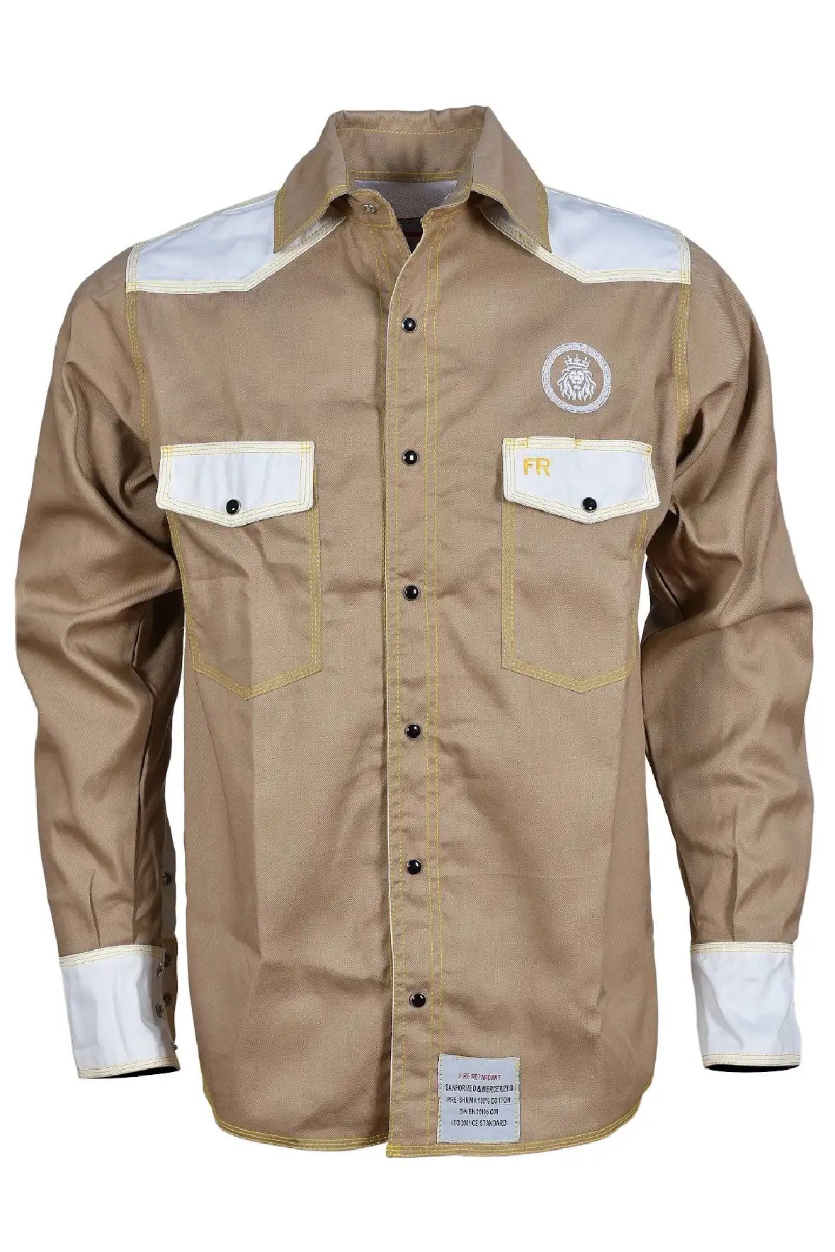 khaki White Combination FR