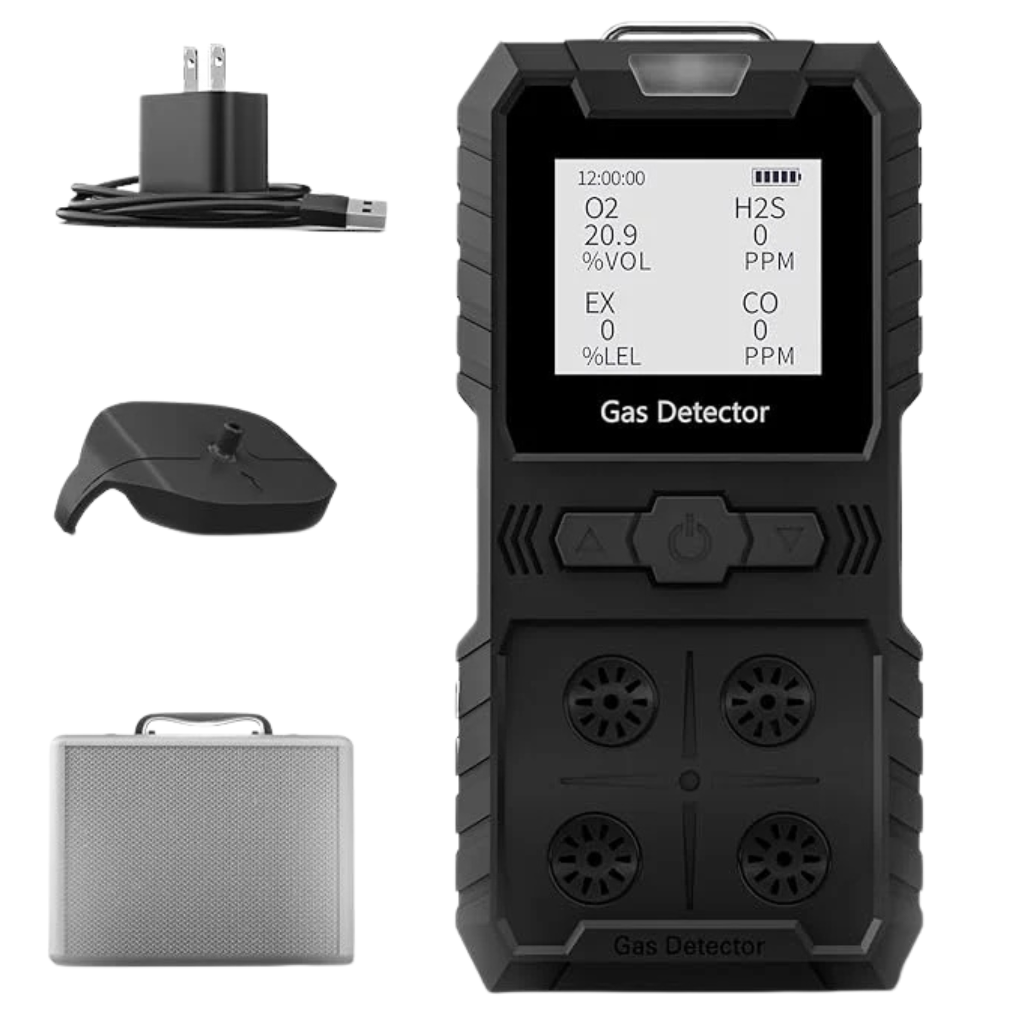 Portable 4 Gas Monitor Multi Gas Detector