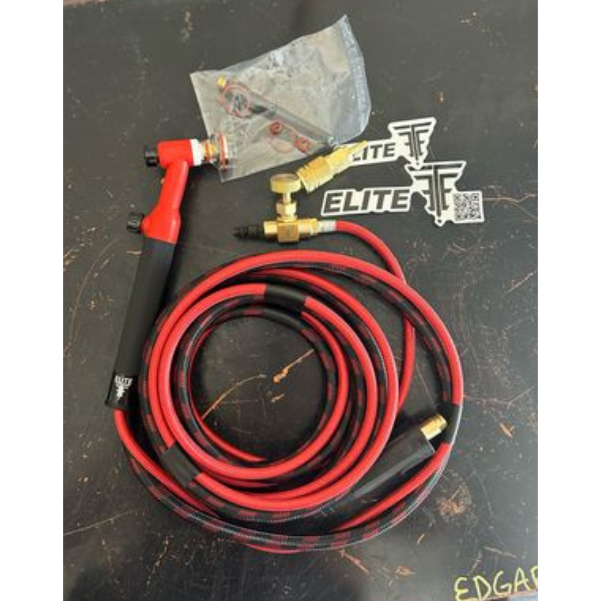 Equipo Elite Tig de 200 amperios con conexión rápida de argón