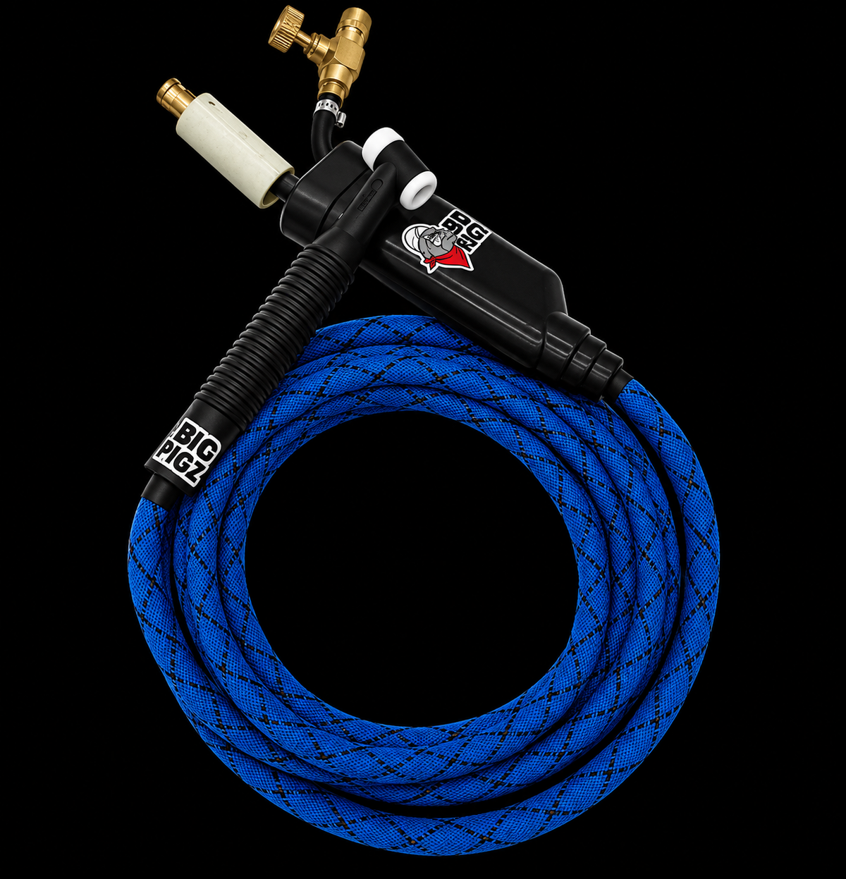 Big Dawg 26FV Tig Rig Single Hose 250 AMP - Blue (No Swivel)