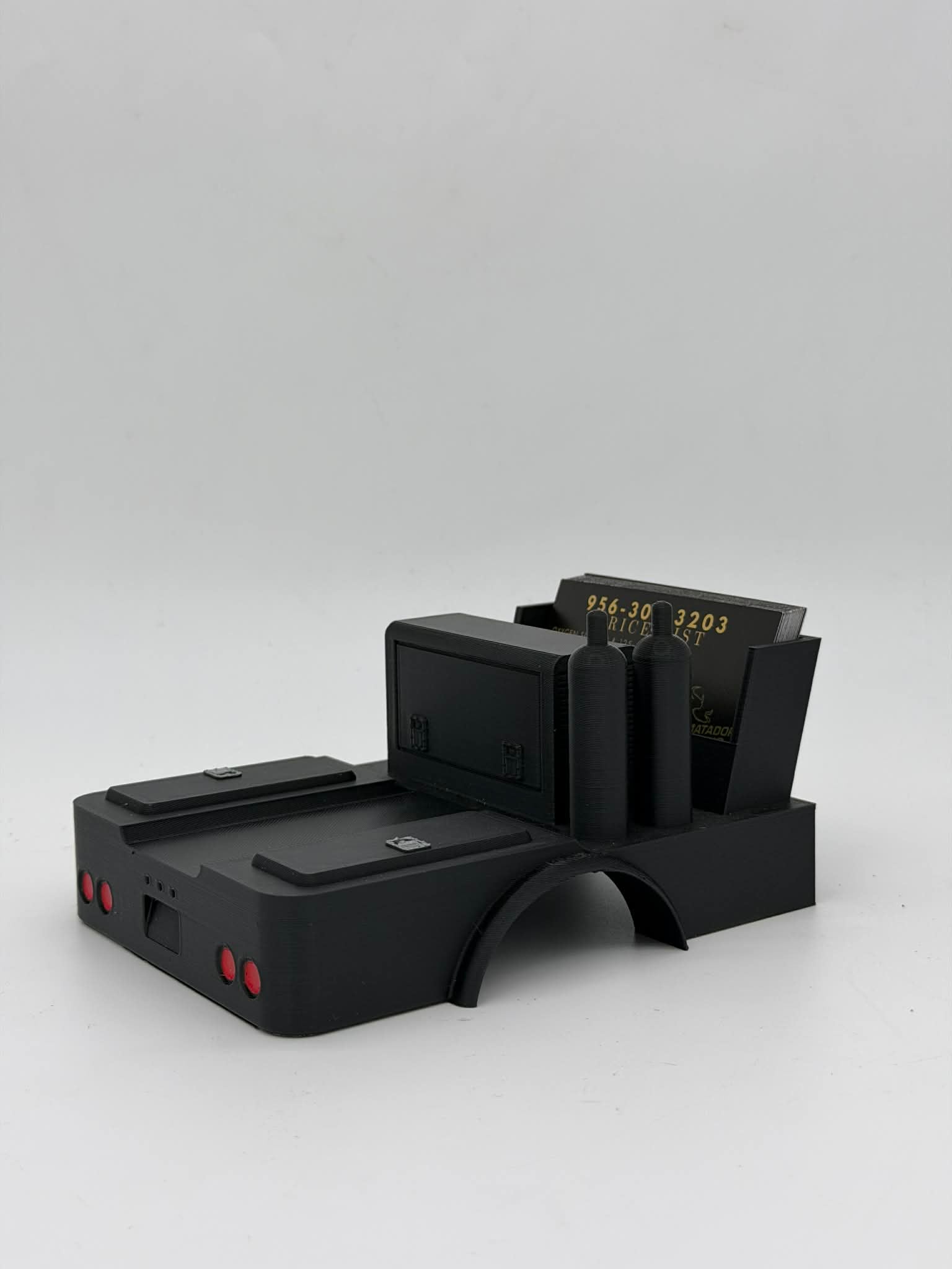 3D Printed Welding Table Business Card Holder – Welder Desk Organizer & Shop Gift