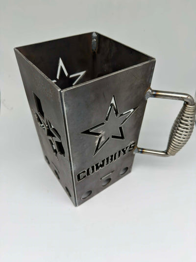 Heavy Duty Steel BBQ Fire Starter with Spring Handle