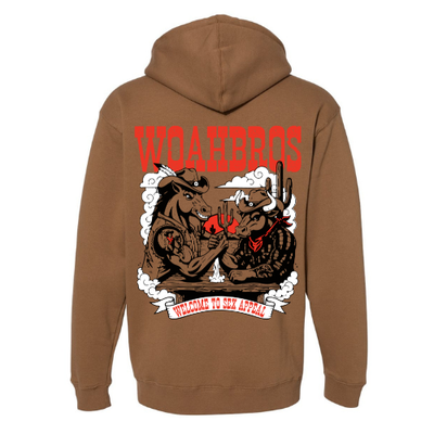 Sudadera con capucha de lucha de brazos WoahBros