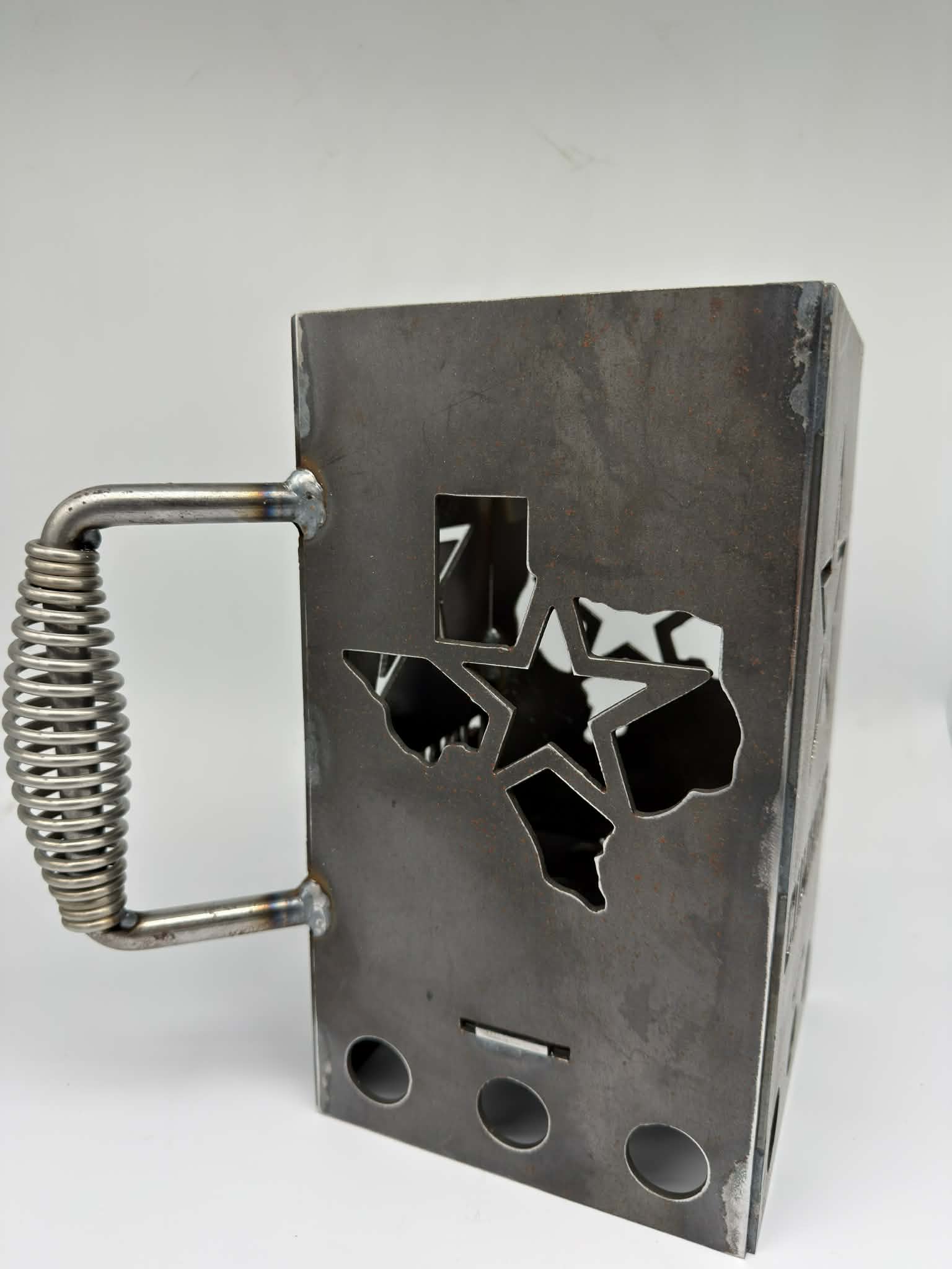 Heavy Duty Steel BBQ Fire Starter with Spring Handle