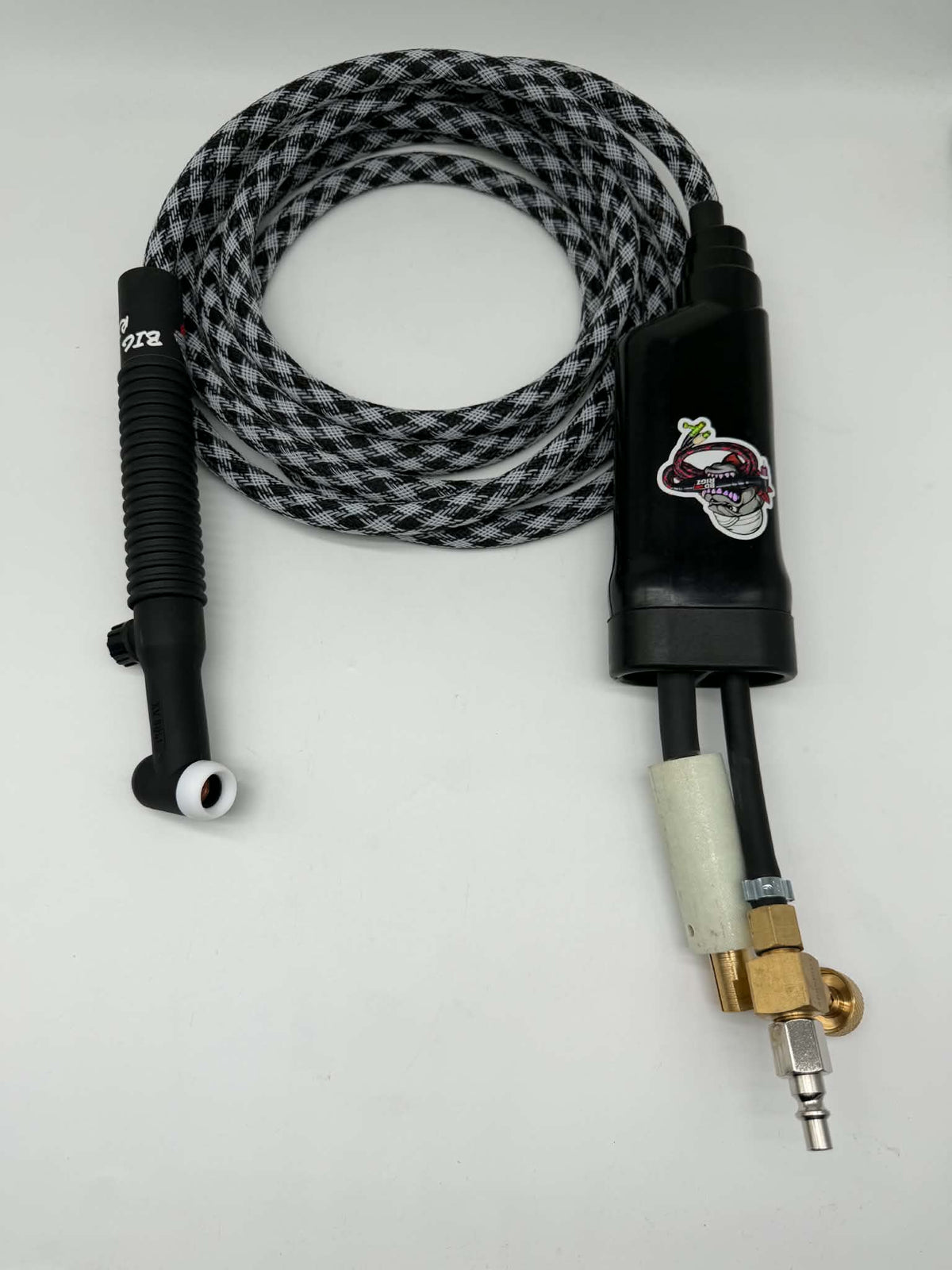 Big Dawg 26FV Tig Rig Single Hose 250 AMP - Black / White (No Swivel)