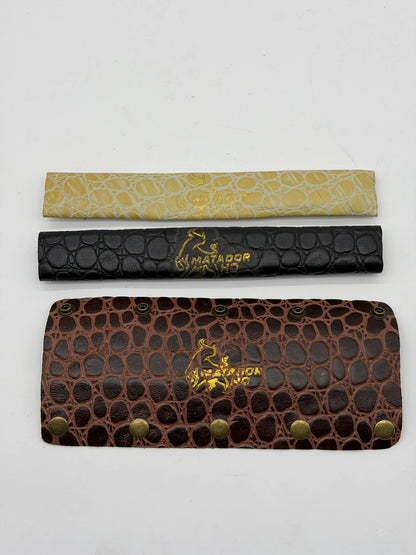 Matador HQ Premium Leather Headband – Croc Pattern Comfort Strap (3 Colors Available)