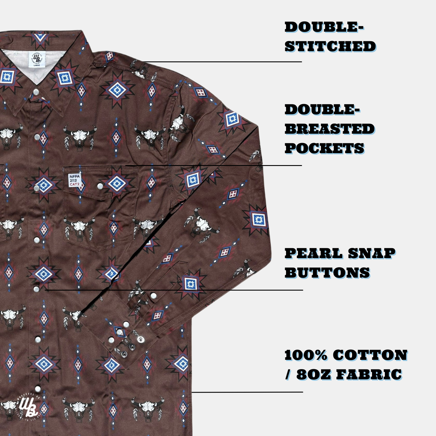 WoahBros Vaca Marrón FR