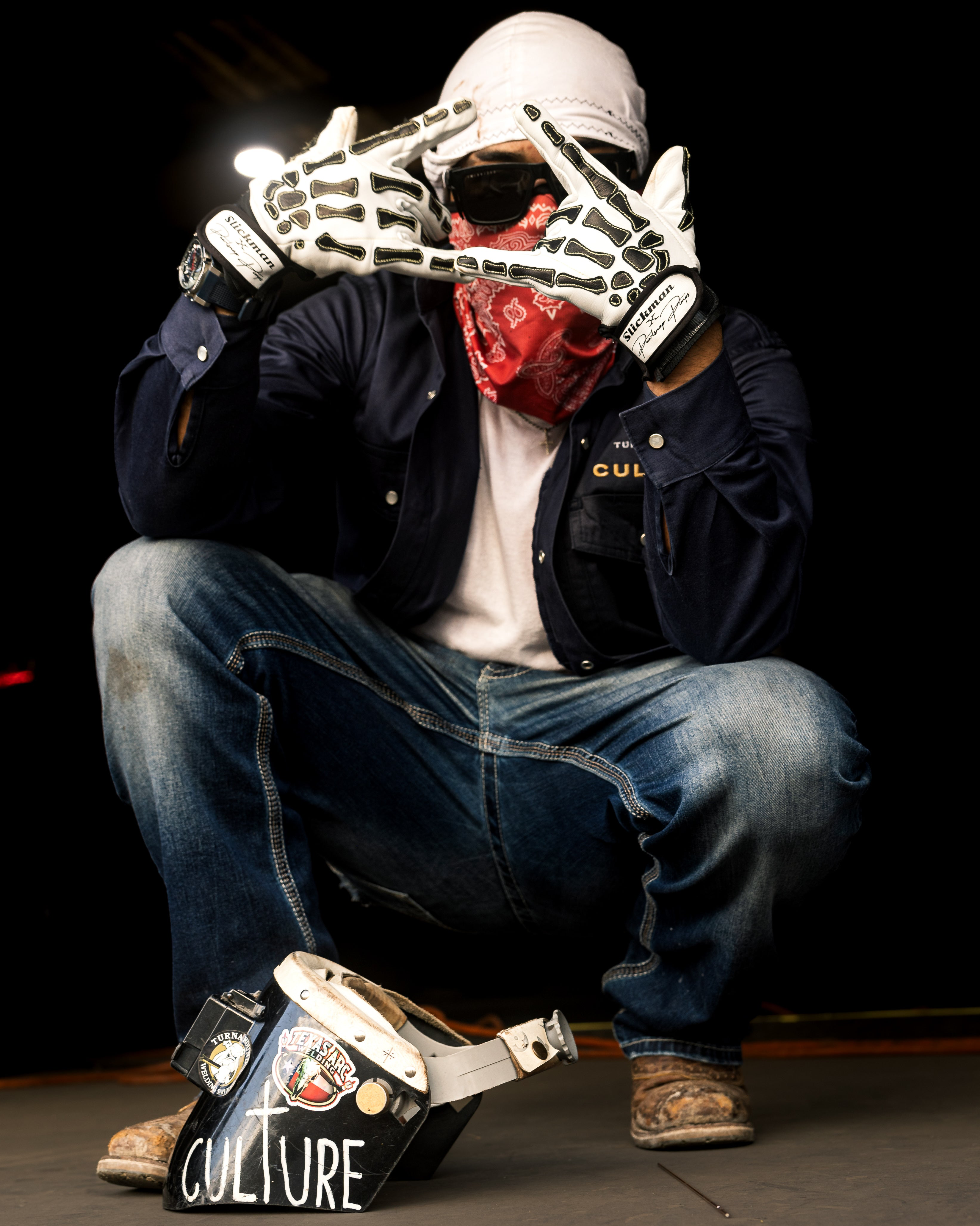 Skeleton Tig Welding Gloves