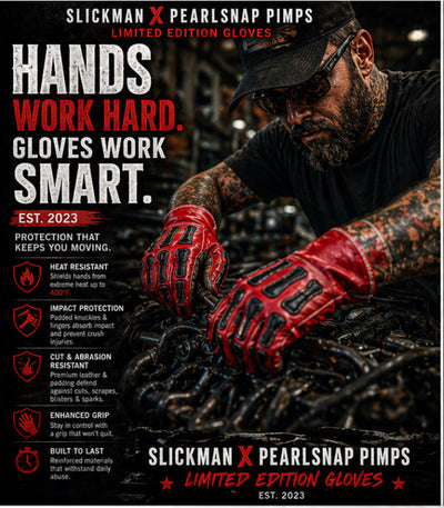 LIMITED RED SLICKMAN X PSP DRIVER GLOVE