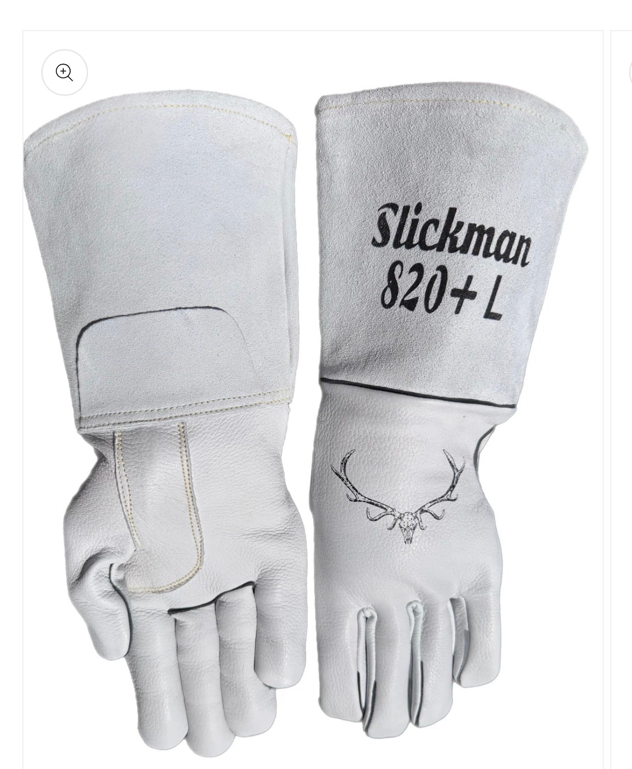 Slickman 820+ Welding Gloves – Premium Elk Skin TIG & Multi-Process Performance Glove | High Dexterity, Heat Resistant, Pro Fit (2 Pairs)