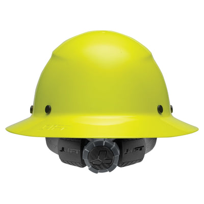 DAX Full Brim Hard Hat - Hi-Viz