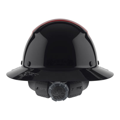 DAX Fifty/50 Red Full Brim Hard Hat