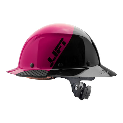Casco de seguridad de ala completa rosa DAX Fifty/50 