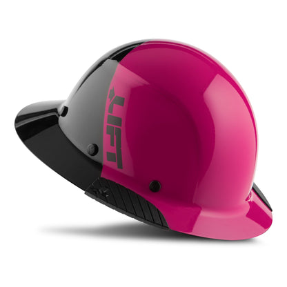 Casco de seguridad de ala completa rosa DAX Fifty/50 