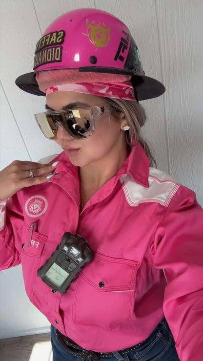 Pink white combination FR