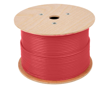 Premium Red Welding Cable Reel - 500ft Sizes 2/0, 1/0 American Made Flexible EDPM Cable