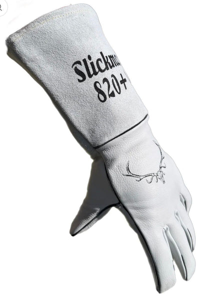 Slickman 820+ Welding Gloves – Premium Elk Skin TIG & Multi-Process Performance Glove | High Dexterity, Heat Resistant, Pro Fit (2 Pairs)