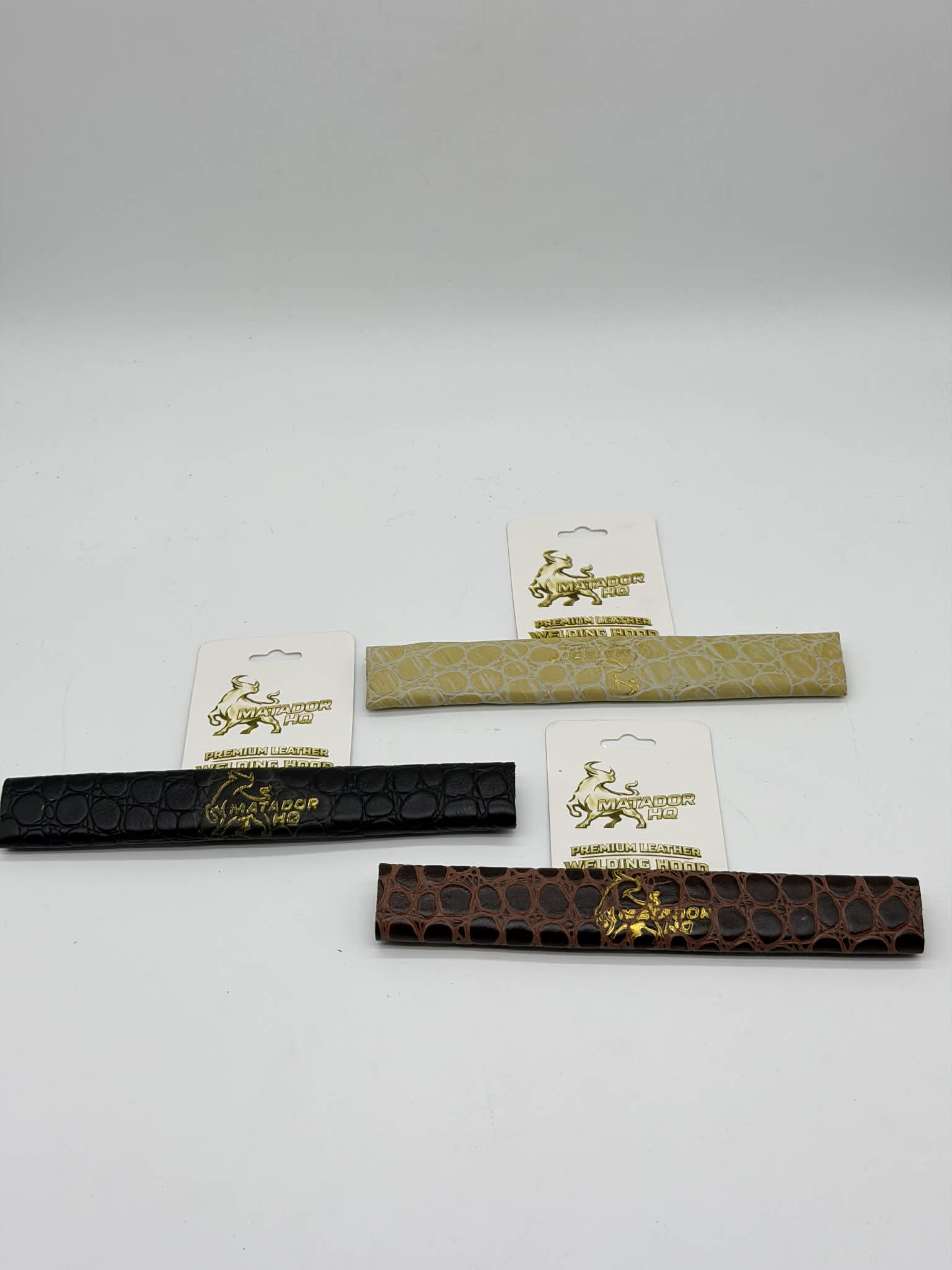 Matador HQ Premium Leather Headband – Croc Pattern Comfort Strap (3 Colors Available)