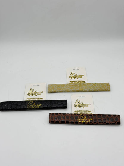 Matador HQ Premium Leather Headband – Croc Pattern Comfort Strap (3 Colors Available)