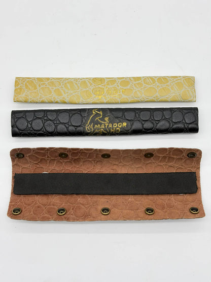 Matador HQ Premium Leather Headband – Croc Pattern Comfort Strap (3 Colors Available)