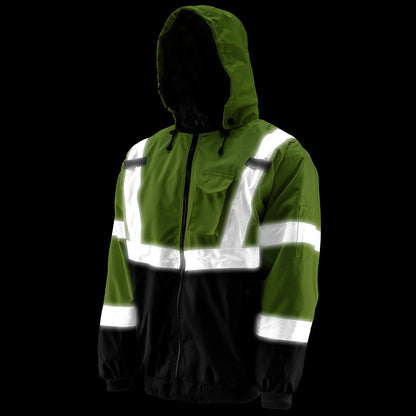 Chaqueta bomber amarilla de alta visibilidad