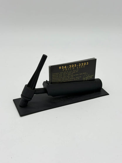 3D Printed TIG Torch Business Card Holder – Welder Desk Organizer & Welding Shop Decor