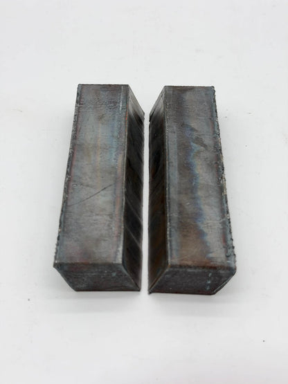 Cupón de soldadura de bisel doble de 1 pulgada de espesor y 22,5 mm