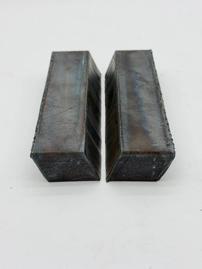 1 inch Thick 22.5  Double Bevel Welding Coupon Single