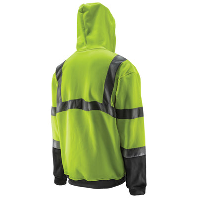 Sudadera con capucha amarilla de alta visibilidad Pro