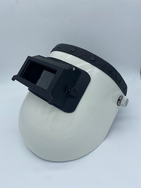 Pipeliners Cloud - Black Floral Chopped Sugar Scoop Welding Hood