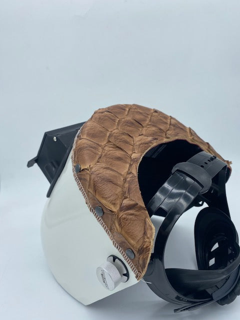 Pirarucu/Fish Leather Welding Helmet
