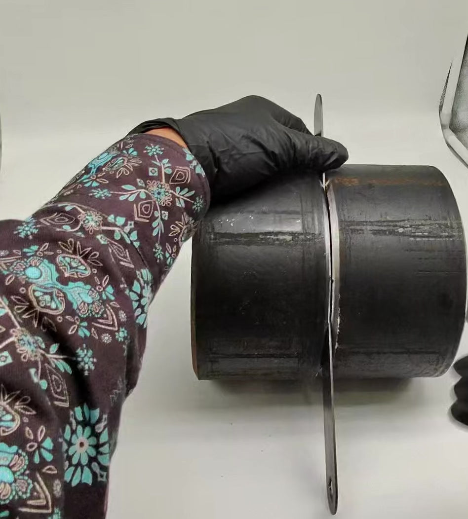 Load video: Pipe Welding Spacing Tool Set (8”, 12”, 18”) – Stick Welding Gap Gauge Kit for Pipe Fit-Up | 1/16” Thickness Carbon Steel